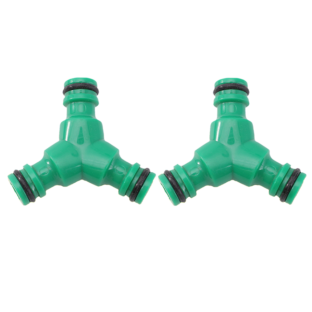 

2pcs Y Type Tape Connector Quick Adapter Garden Hose Irrigation (Green), 501 Original