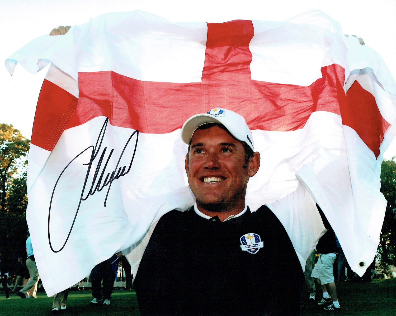 Lee WESTWOOD SIGNED AUTOGRAPH 10x8 Golf Photo Poster painting AFTAL COA Ryder Cup Winner