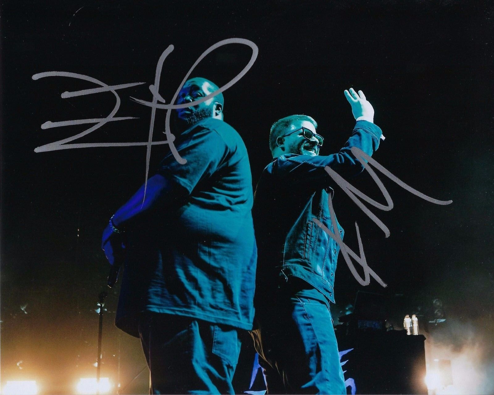 GFA EL-P and Killer Mike * RUN THE JEWELS * Signed Autograph 8x10 Photo Poster painting AD8 COA