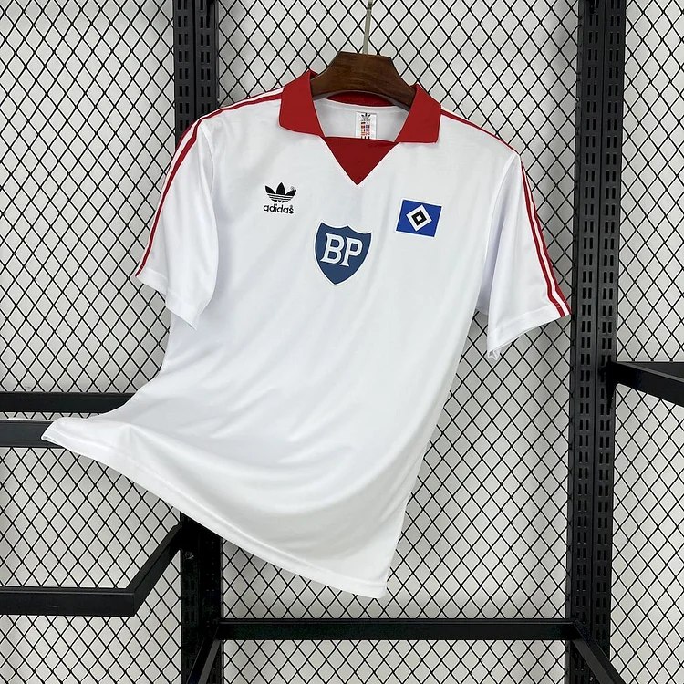 S-4XL Retro 1979-1981 Hamburg Home Football Shirt