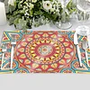 (42.5*29.5cm)1pcs Diamond Art Painting Mandala Placemats Heat Resistant Non-Slip Place Mat Kit