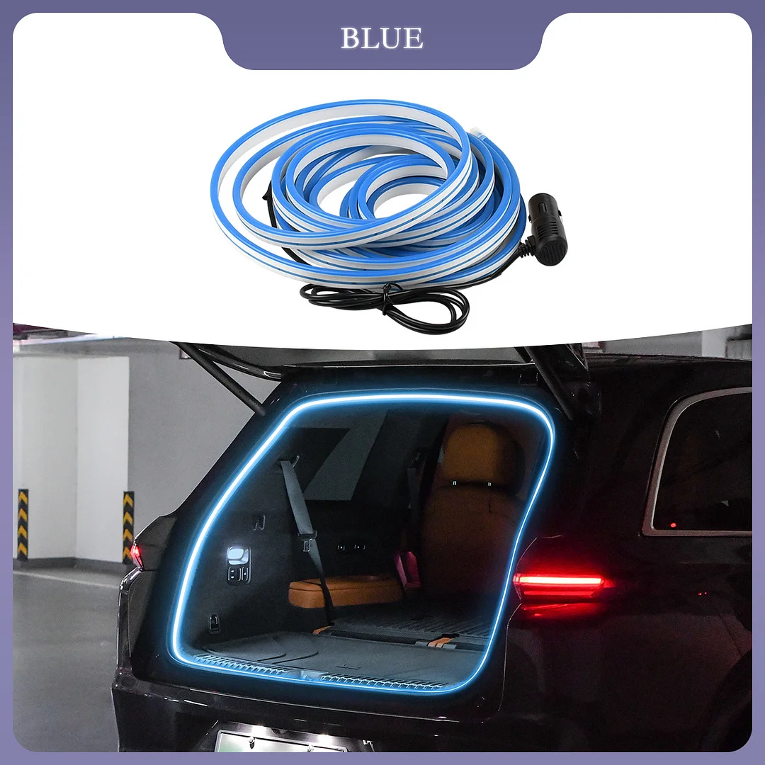 Car modified trunk LED light strip