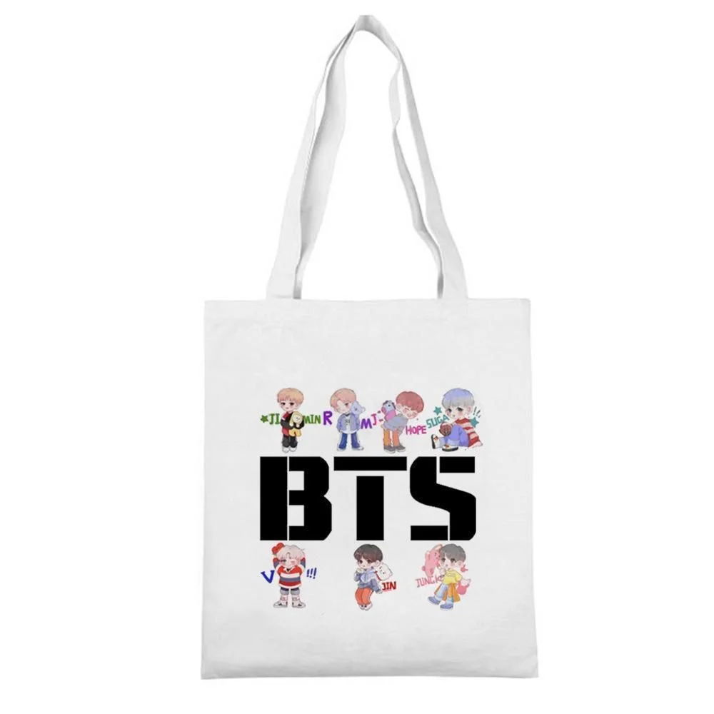 BTS Canvas tote bag