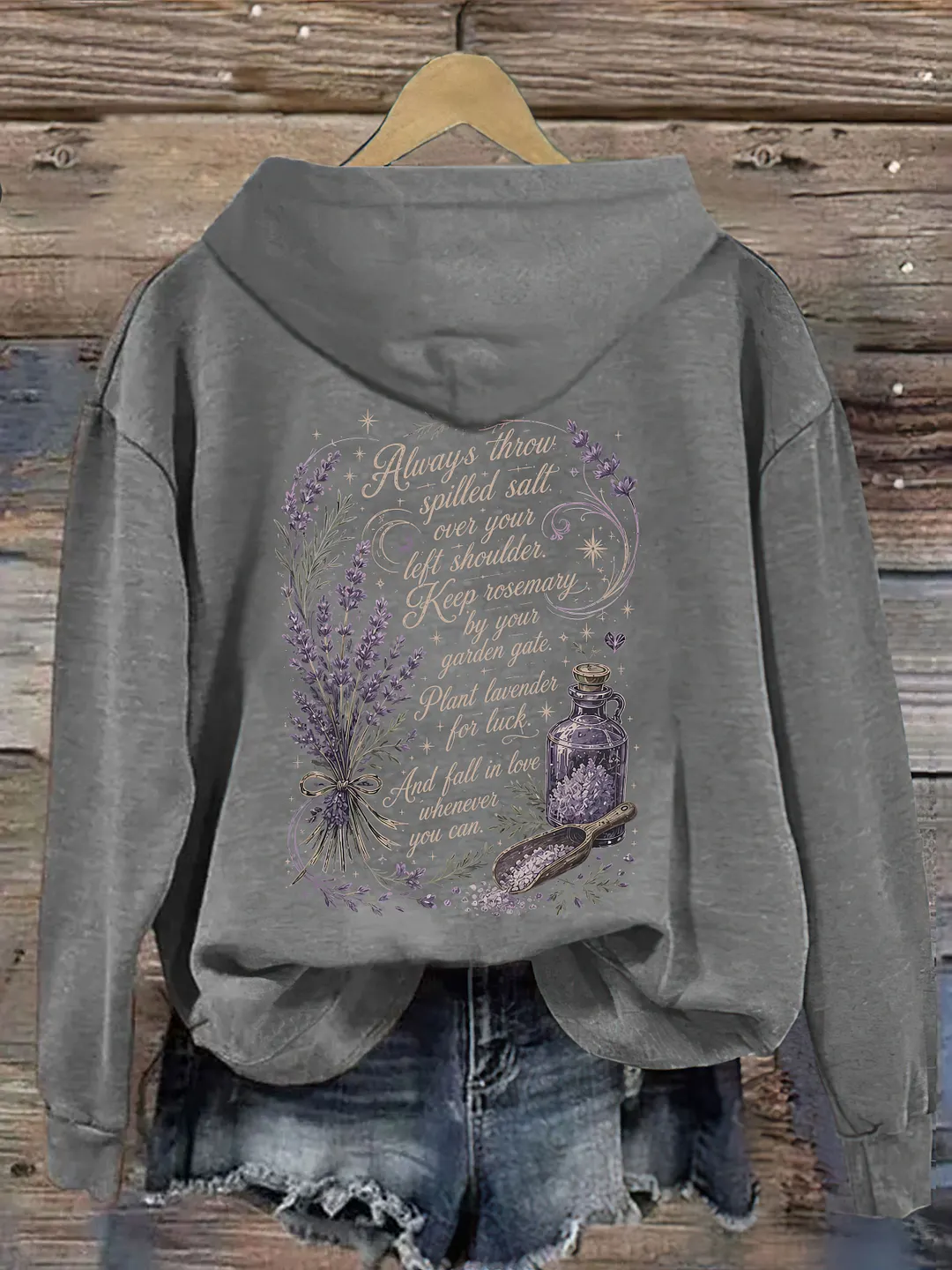 Plant Lavender For Luck Hoodie
