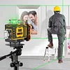 Infrared laser level, high precision, strong light, suitable for outdoor use, compact and multi-functional automatic leveling device