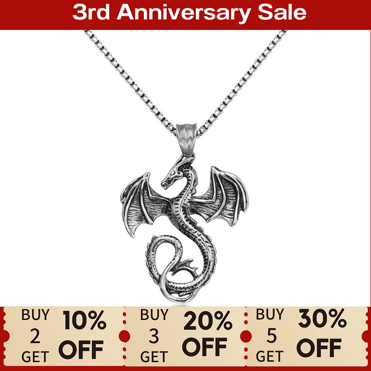 For Son - Be Bold, Be Strong, Be Confident Like A Dragon Necklace