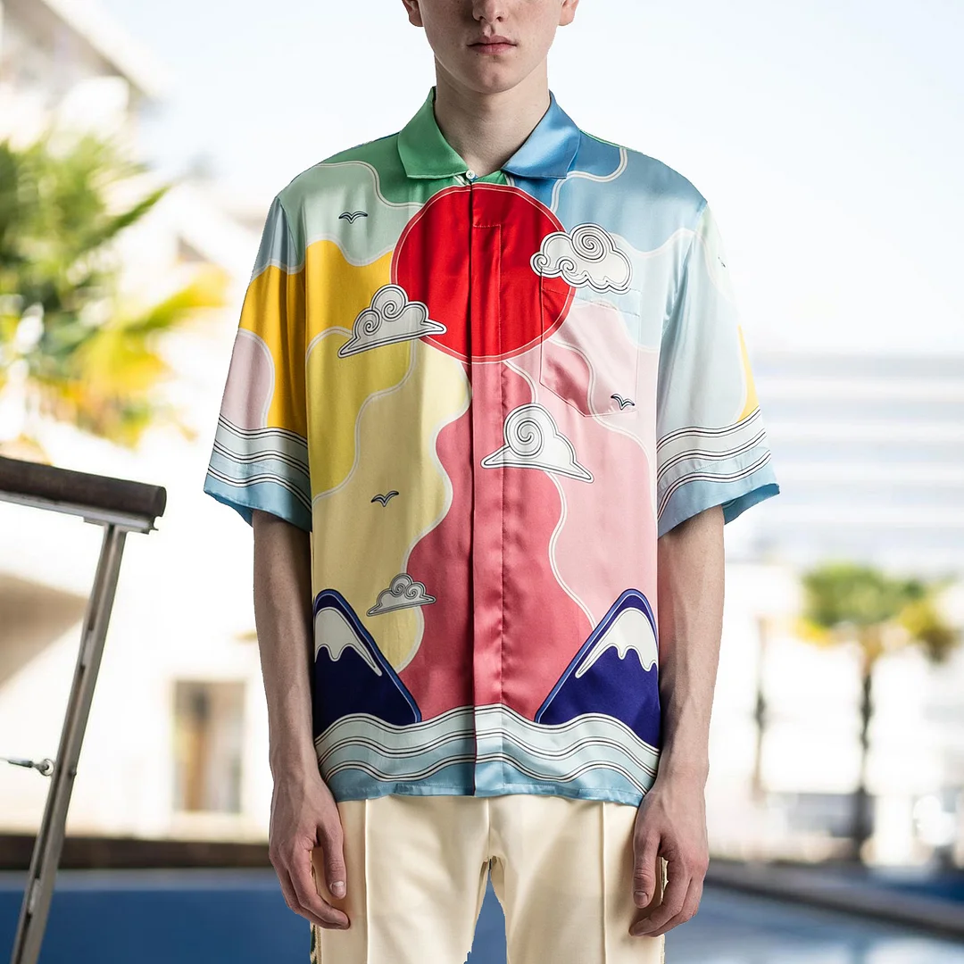 Art Fashion Casual Short Sleeve Shirt