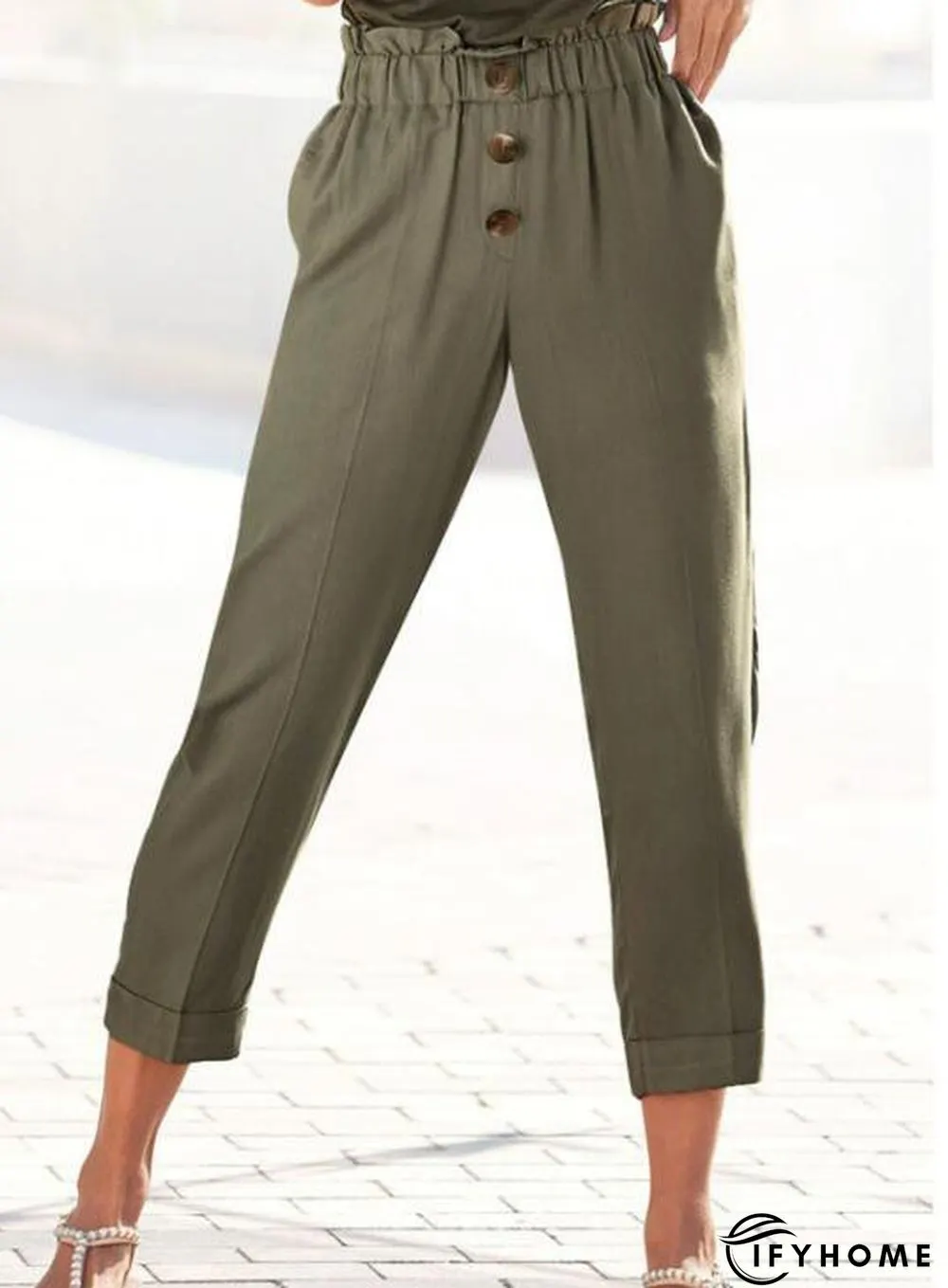 Casual Plain Casual Pants | IFYHOME