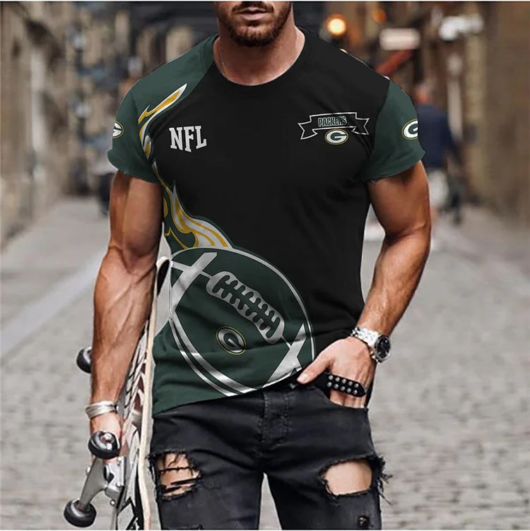 Green Bay Packers All Over Print T-Shirt