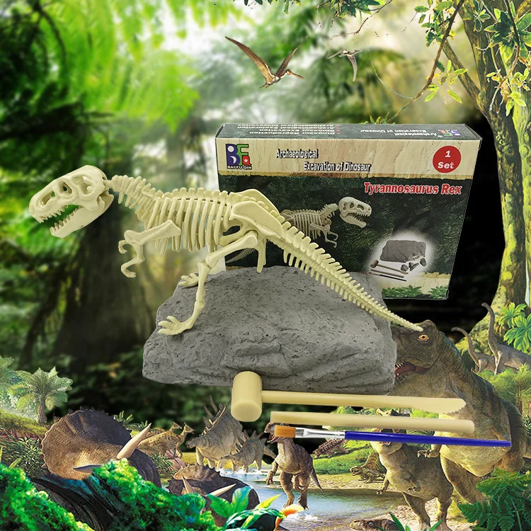 Educational Dinosaur Fossil Excavation Toys