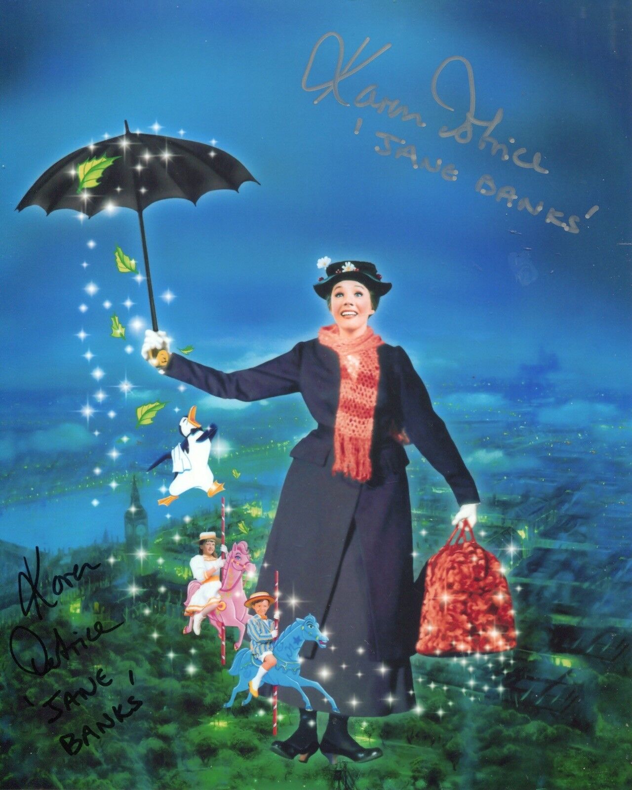 Karen Dotrice signed MARY POPPINS Disney movie 8x10 Photo Poster painting IMAGE No3 UACC DEALER