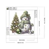 Diamond Painting-DIY Crystal Rhinestone Christmas Snowman