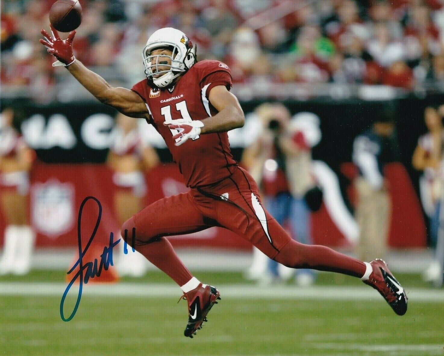 Larry Fitzgerald Autographed Signed 8x10 Photo Poster painting ( Cardinals ) REPRINT