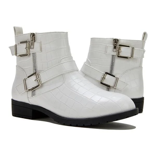 Women's Side Zipper Wide Fit Boots