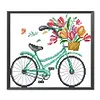 Romantic Bike - 14CT Stamped Cross Stitch 27*21cm/10.63*8.27in(Brand) tapestrymarket