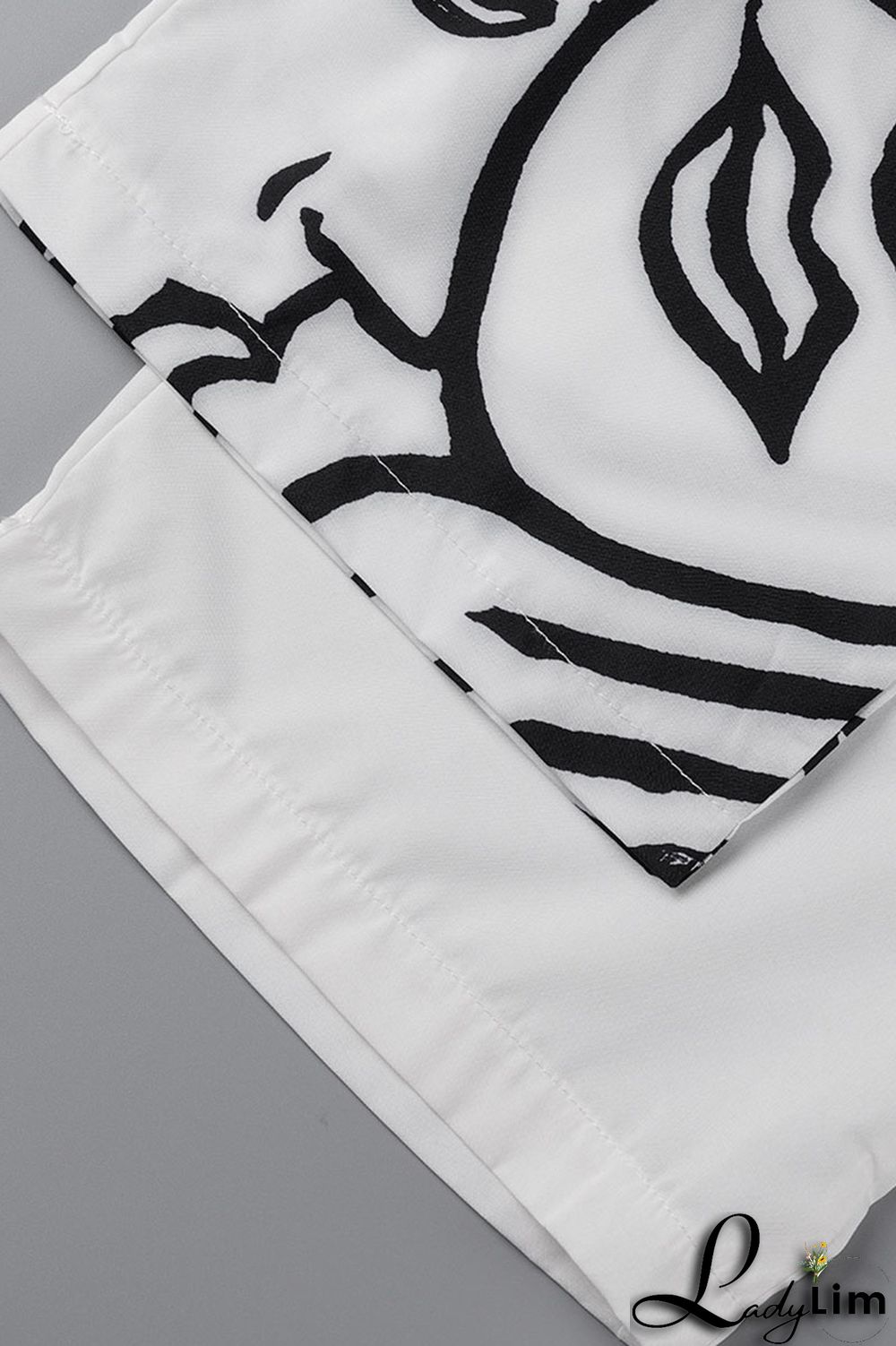 Black Casual Print Bandage Patchwork Backless Straight Jumpsuits