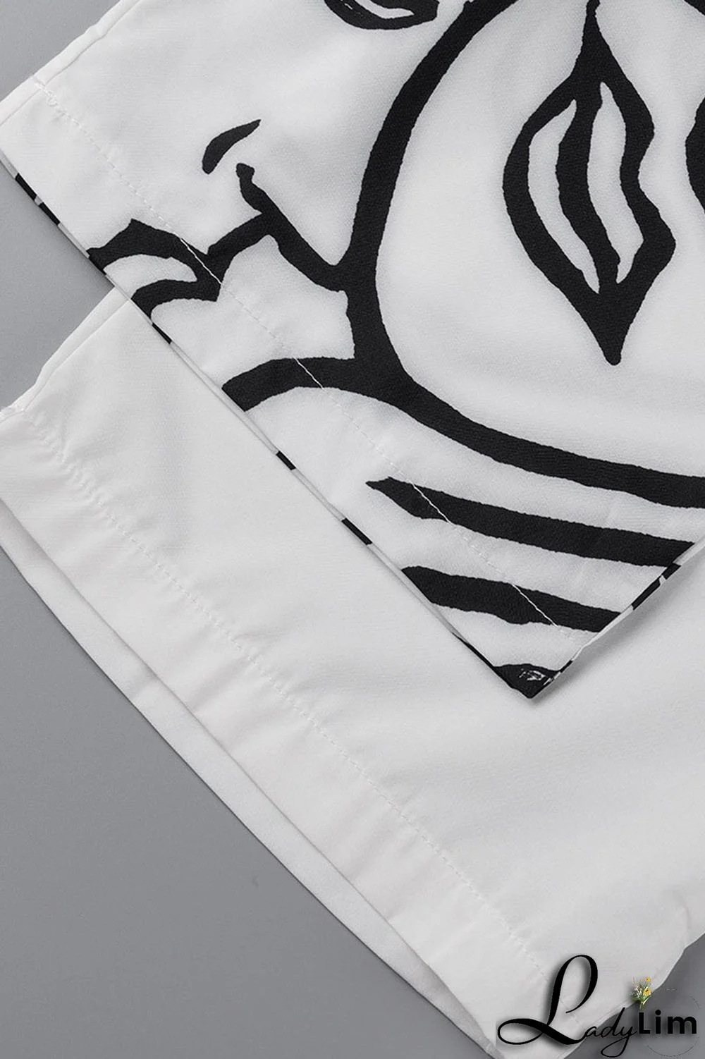 Black Casual Print Bandage Patchwork Backless Straight Jumpsuits