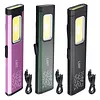 Rechargeable Mini LED Flashlight W/ Magnetic&Clip for Home Camping Emergency Use