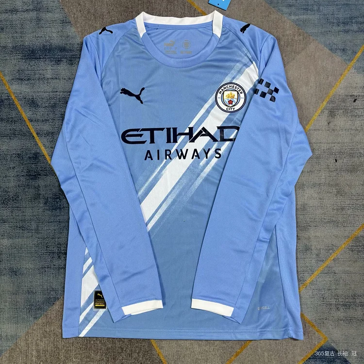 25/26 Manchester City Home Long Sleeve Fan Edition