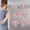 6Pcs Elephant Diamond Painting Fridge Magnet Diamond Art Magnets Decals Kit