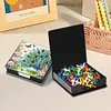 Peacock Diamond Painting Memo Pad Holder with 160 Sheets of Paper for DIY Craft