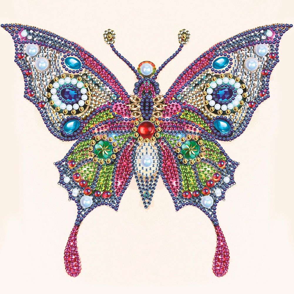 

Butterfly - Special Shaped Diamond Painting - 30*30CM, 501 Original