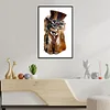 Detective Cat-14CT Counted Cross Stitch-36*49cm(Brand)