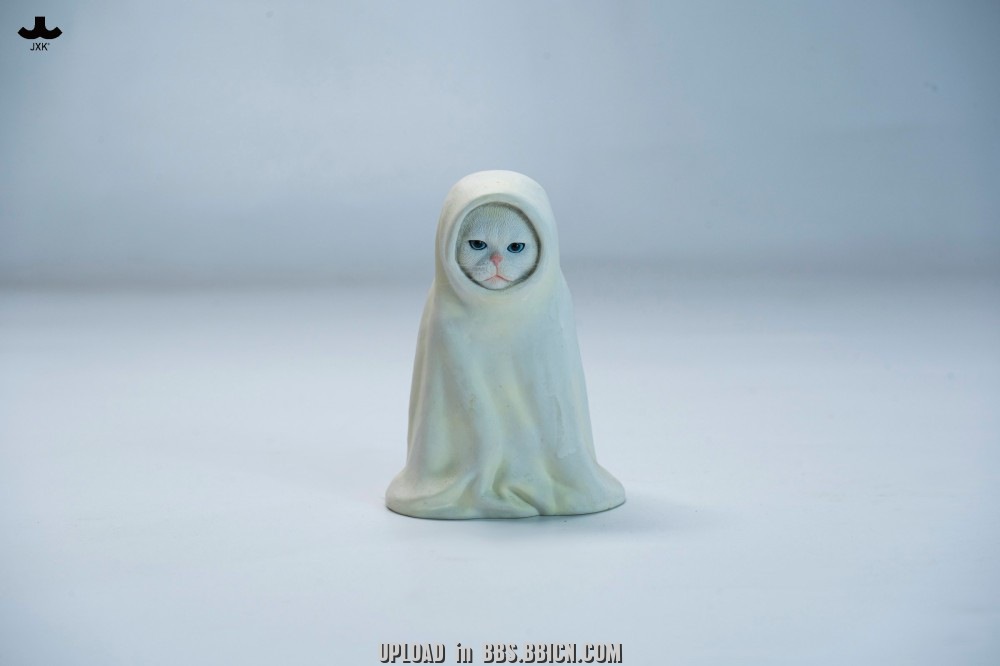 JXK-White Robe Meow Spirit-JXK334 A/B/C/D-Statue（GK)-