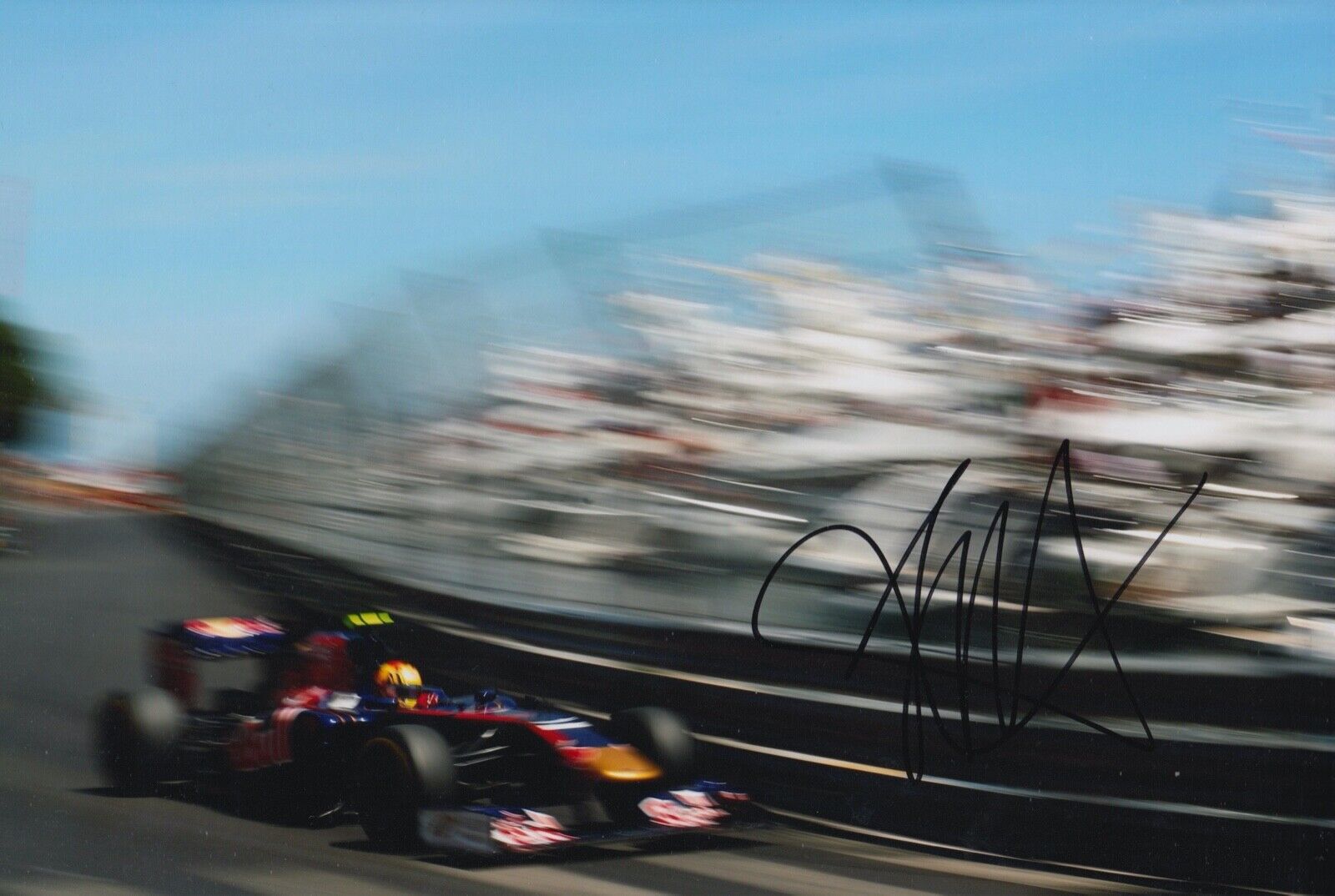 Jaime Alguersuari Hand Signed 12x8 Photo Poster painting F1 Autograph Scuderia Toro Rosso 4