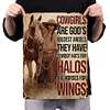 Cowgirl - Vintage Metal Signs - 20*30cm/30*40cm - Western