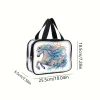 DIY Diamond Painting Portable Travel Makeup Bag Transparent PET Large Capacity Cosmetic Bag Kits