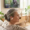 Bluetooth-Compatible Clip-On Sports Headphones Noise Reduction Single Ear Headphones Clip-On Open-Ear Earphones for Fitness Running Workout