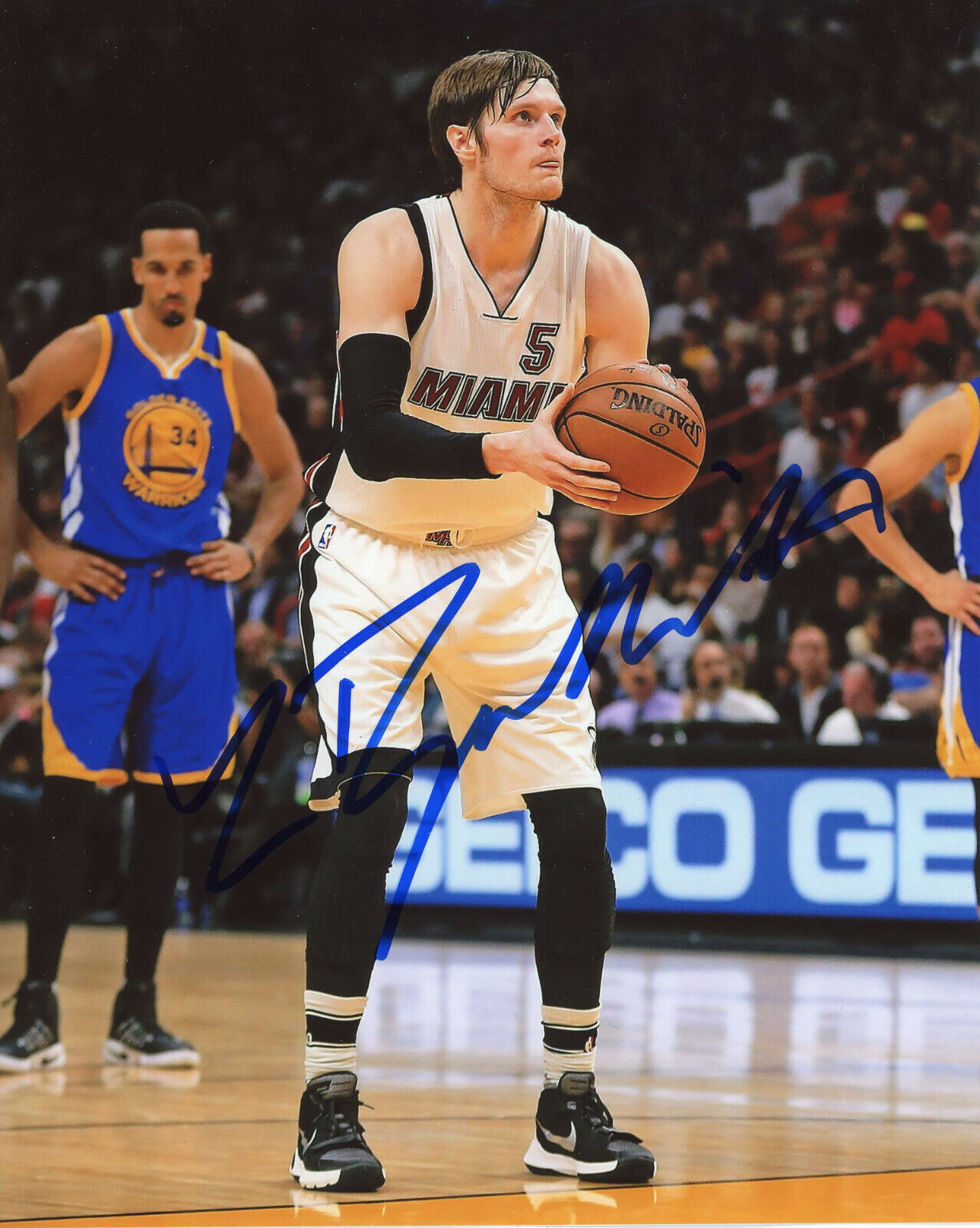 Luke Babbitt Autographed 8x10 Miami Heat#S1261