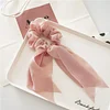 Lovely Plain Colors Chiffon Hair Band Knot Scrunchie