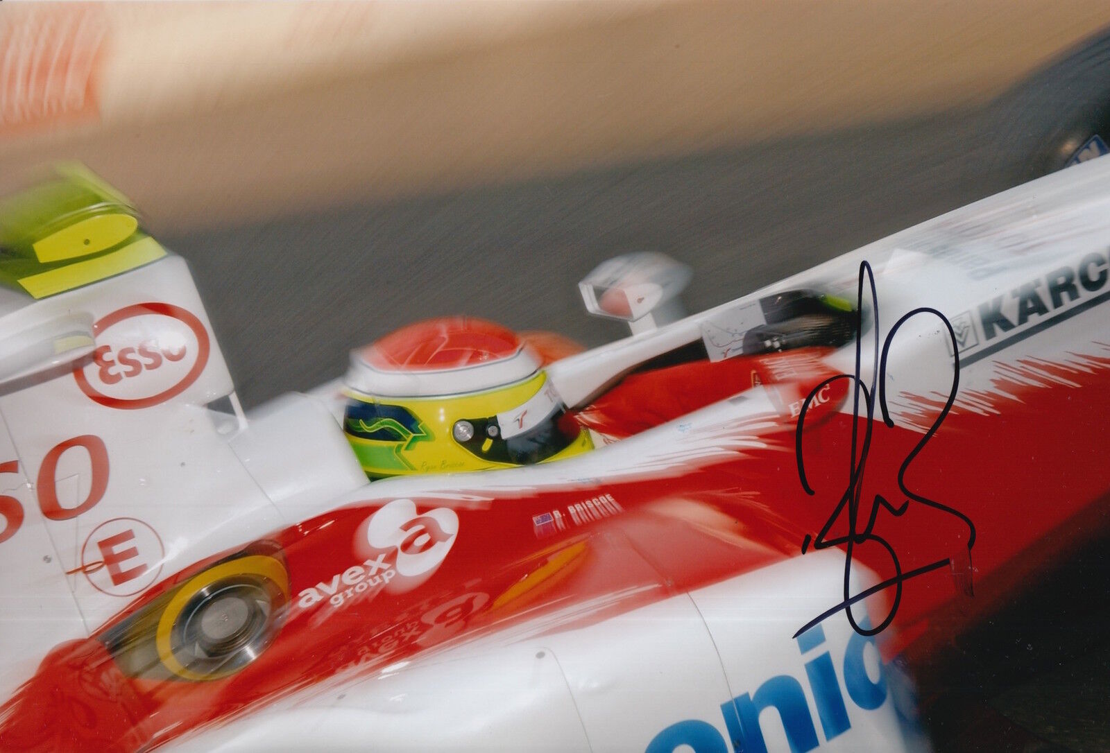 Ryan Briscoe Hand Signed 12x8 Photo Poster painting Panasonic Toyota F1 4.