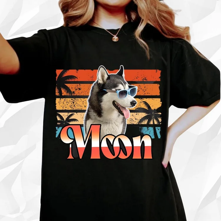 Custom Pet Bootleg T-Shirt, Vintage Rap Style Pet Tee Sweatshirt Hoodie, Retro Hip-Hop Pet T-shirt