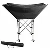 [US Local Warehouse] Collapsible Hammock Ball Cart with Wheels Volleyball Cart with Carry Bag Garage Sports Equipment Organizer for Easy Storage and Transport Hold Up To 28 Balls
