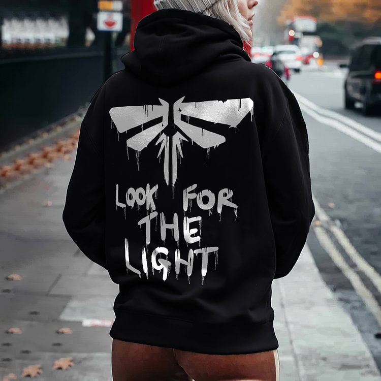 BrosWear Look For The Light Firefly Print Hoodie