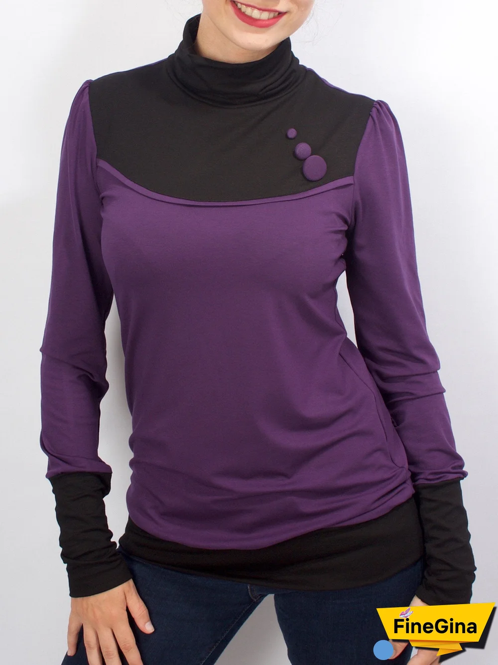 Color-Block Long Sleeve Sweatshirts