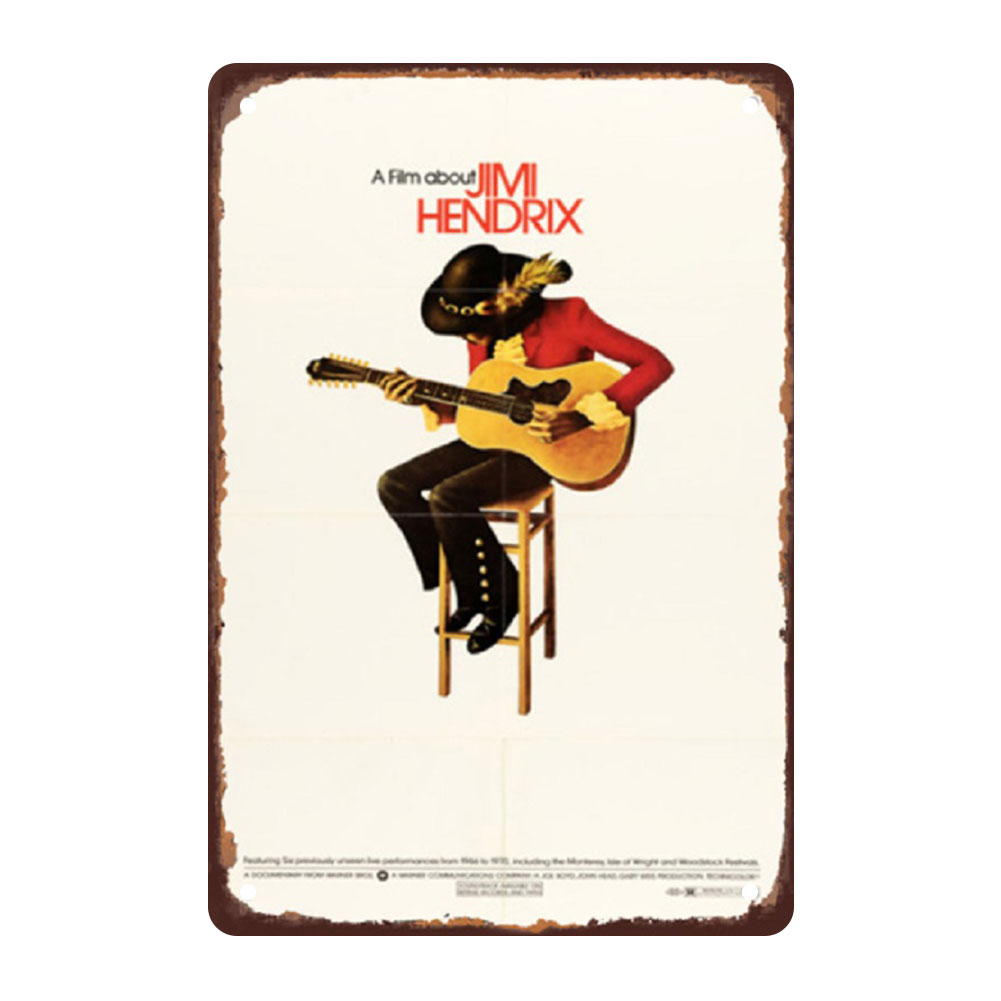 Jimi Hendrix Guitarist - Metal Tin Signs(12*16Inch)