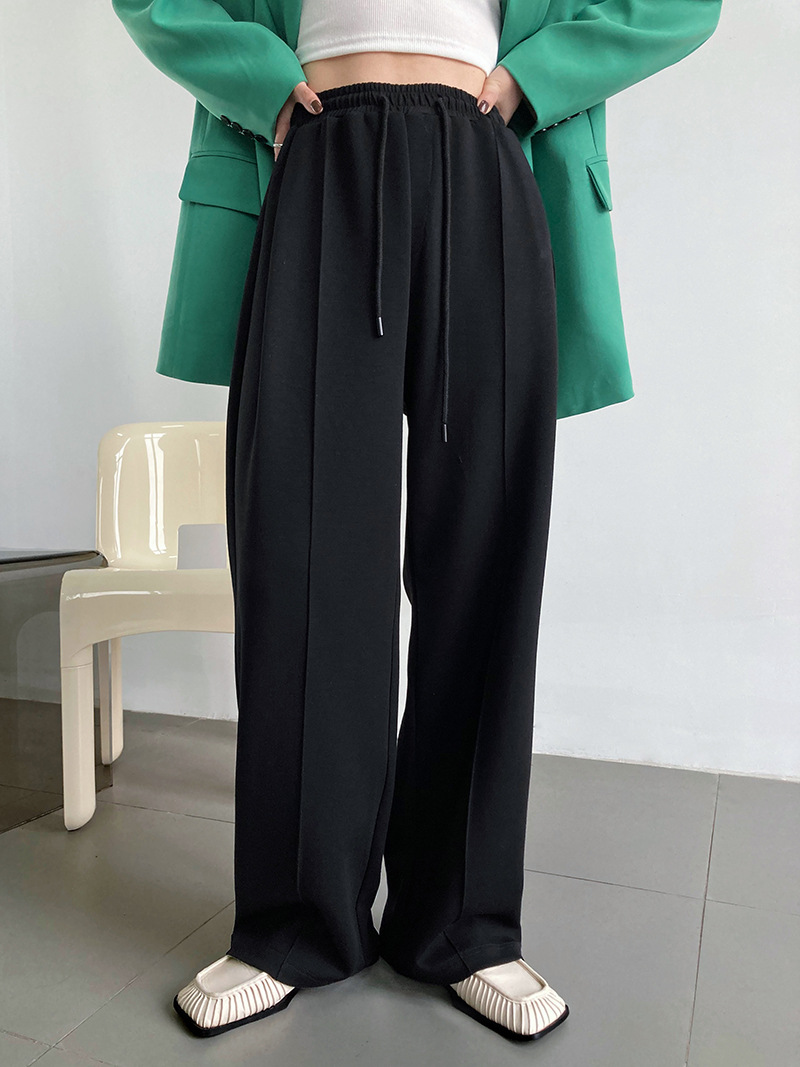 Casual Loose Elastic Waist Track Pants