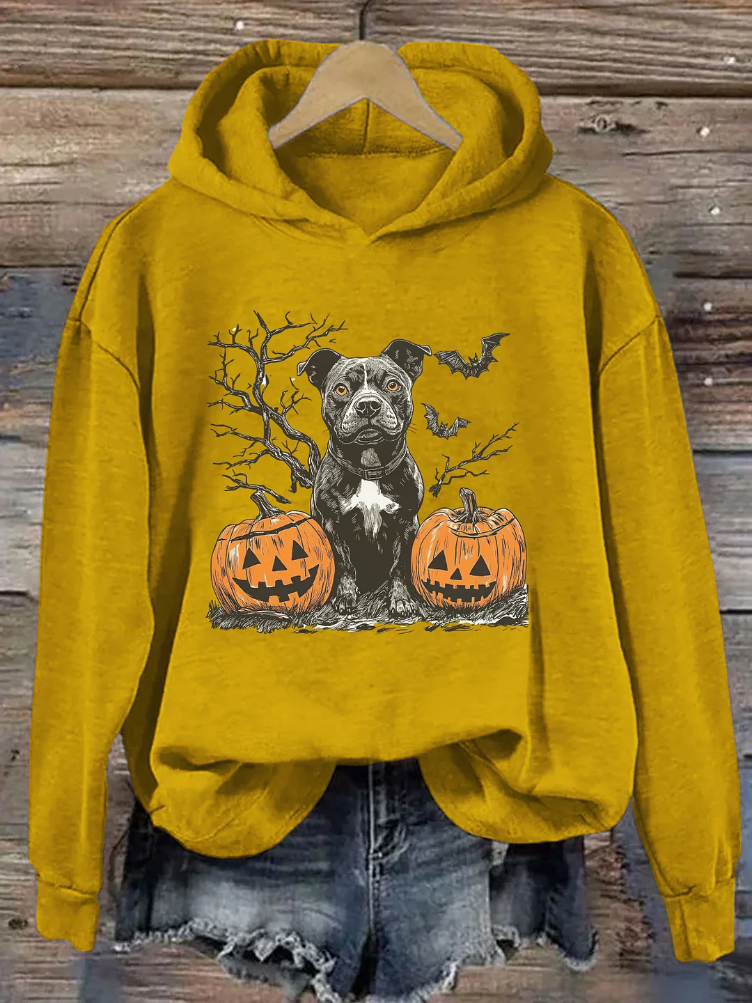 Pitbull Halloween Hoodie