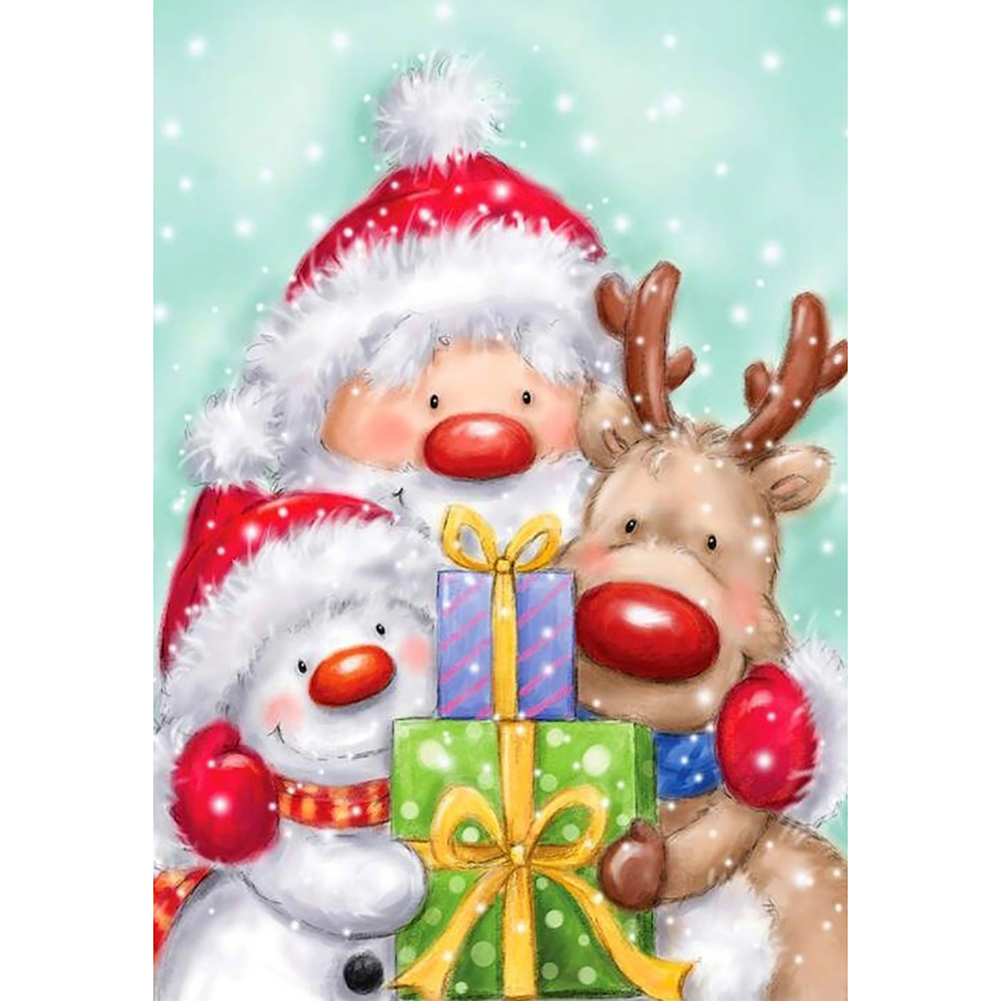 

Snowman - Round Drill Diamond Painting - 30*40CM, 501 Original