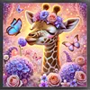 Giraffe-11CT Stamped Cross Stitch 40*40cm tapestrymarket