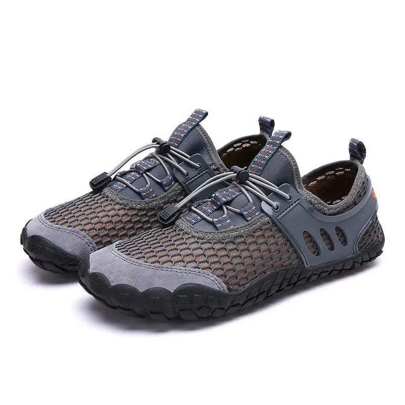 Outdoor Hiking Shoes For Men Non Slip Trekking Climbing Shoes  Upstream Aqua Shoes Breathable Beach Barefoot Sneakers Male