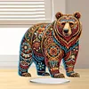 (US Local)5D DIY Special Shape Diamond Painting Desk Ornament Gorgeous Animal Decor Kit