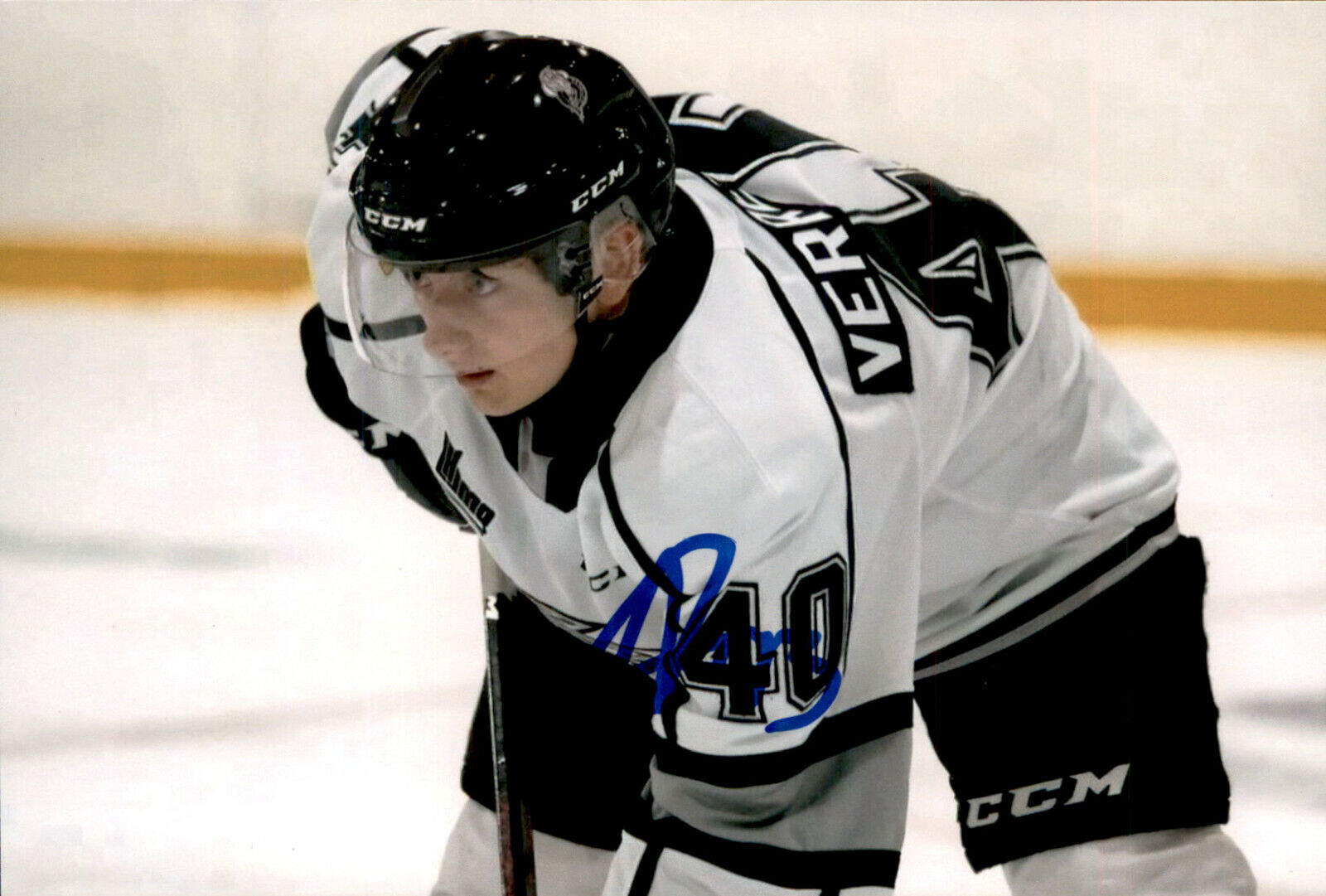 Antonin Verreault SIGNED auto 4x6 Photo Poster painting GATINEAU OLYMPIQUES / NHL DRAFT 2022 #3