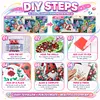 Butterfly Flower F 5D Partial Drill DIY Diamond Painting Kit 30*30cm