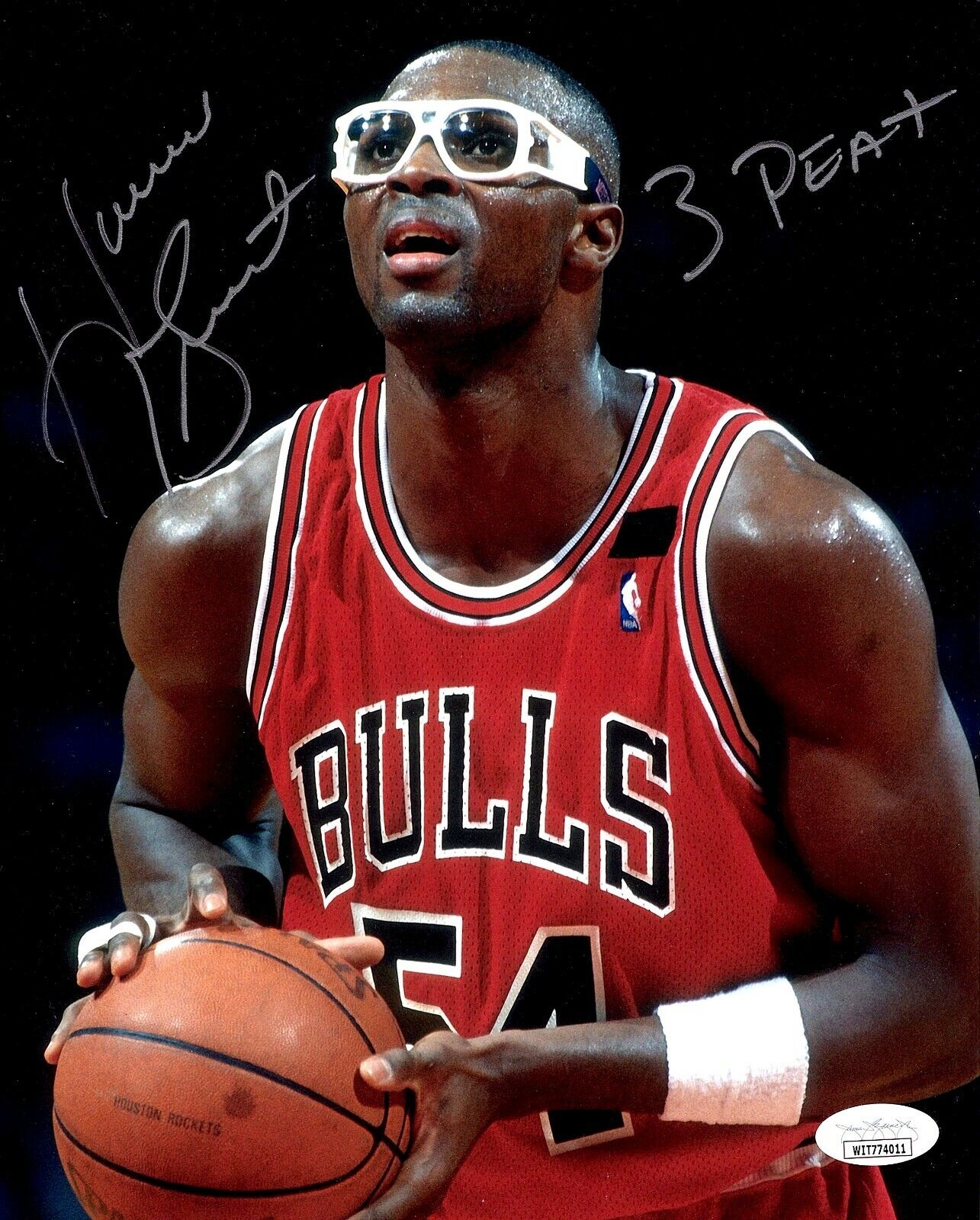 HORACE GRANT Autograph SIGNED 8x10 Chicago BULLS Photo Poster painting 3 Peat JSA Certified