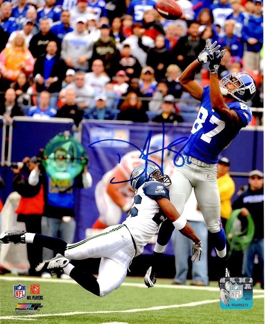 Autographed DOMENIK HIXSON New York Giants 8x10 Photo Poster painting w/ COA